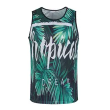 Новинка 3d баскетбольный жилет Мужские Мышечные сетчатые майки для тренировок дышащие крутые графика Бодибилдинг стрингеры без рукавов рубашка