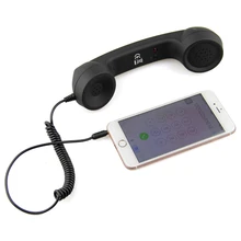 JRGK Ретро 3,5 мм Удобная телефонная трубка мини микрофон динамик телефонный звонок приемник Анти-излучения ретро для Iphone samsung huawei