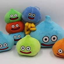 Улыбка Slime плюшевая кукла Dragon Quest Полотенца Slime hoimi Slime синего, желтого, розового цвета, размеры S