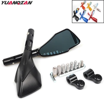 

Universal Motorcycle Mirror Motorbike Rearview Mirror Side Mirrors For Kawasaki ER6N ER6F ER6R Z750 ZX10R ZX6R ZX9R Ninja 300 R