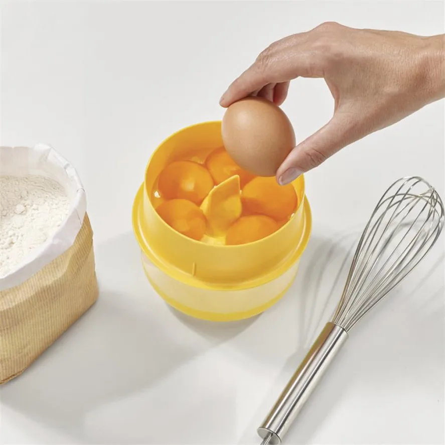 New TENSKE 1PC Egg White Yolk Separator Practical Egg Divider With
