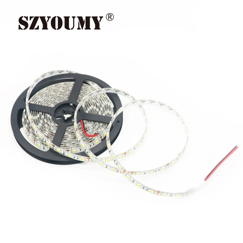 SZYOUMY SMD5050 60led/m Flexible Led Strip Light 5M 300Leds 5050 RGB
