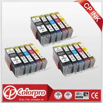 

15PK (3PBK+3BK+3C+3M+3Y) Compatible ink cartridge PGI520 CLI521 for canon MP560/MP620/MP630/MP640/MP980/MP990/MX860/MX870 /IP360