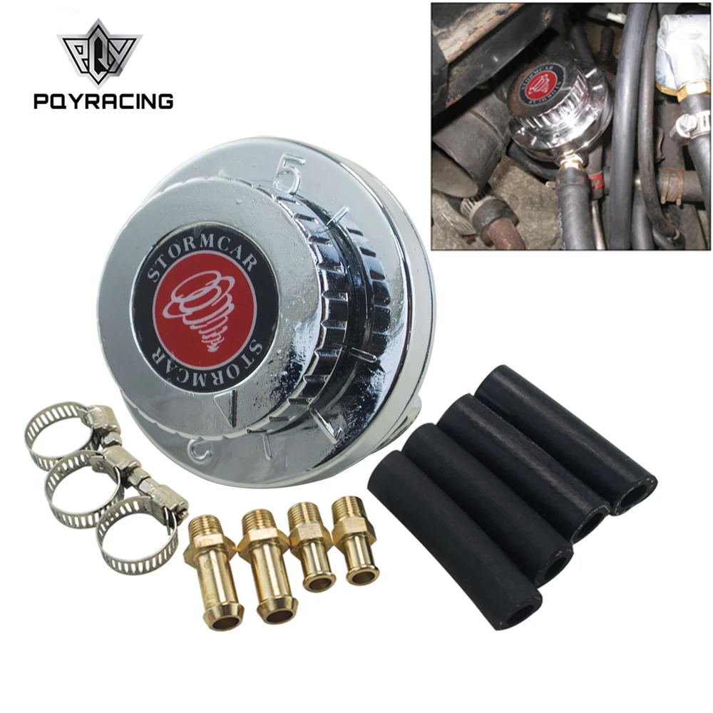 

PQY - Universal 1.5 - 5 Psi Manual Adjustable Carburettor Carb Fuel Pump 5/16"(8mm) 3/8"(10mm) Fuel Line Pressure Regulator