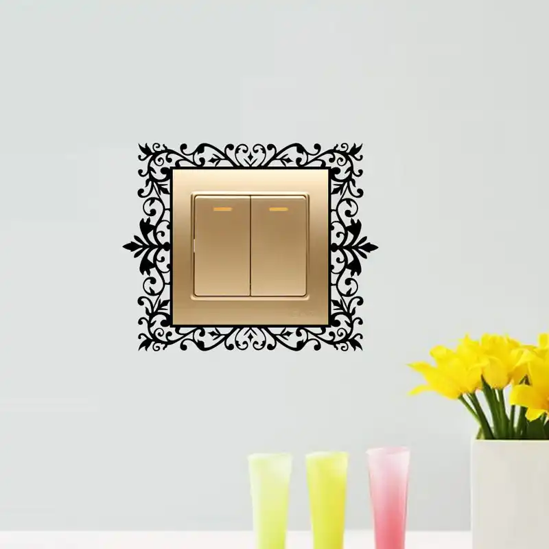 Light Switch Surround Stickers Double Or Single Socket Finger Plate