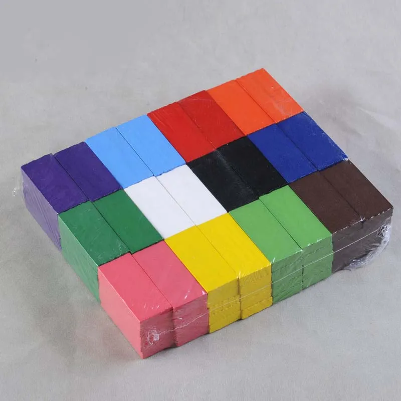 120 шт./компл. Цветной фильтра Domino, обучающие игрушки для детей деревянный Цветной блоки Наборы раннего обучения домино Развивающие детские подарки