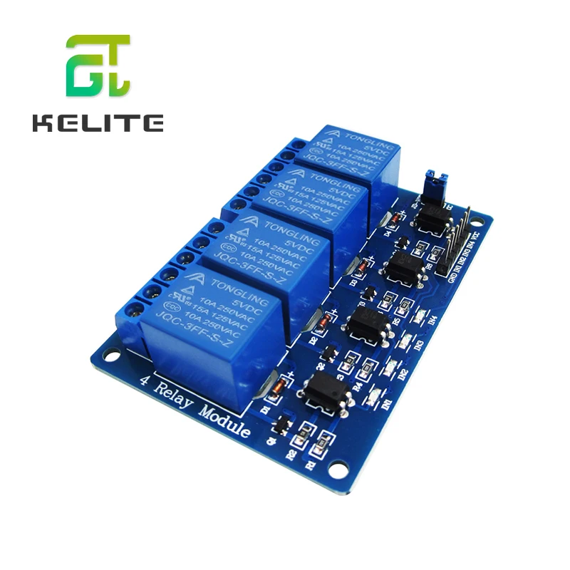

1PCS/LOT 5V 4-Channel Relay Module Shield ARM PIC AVR DSP Electronic 5V 4 Channel Relay Module