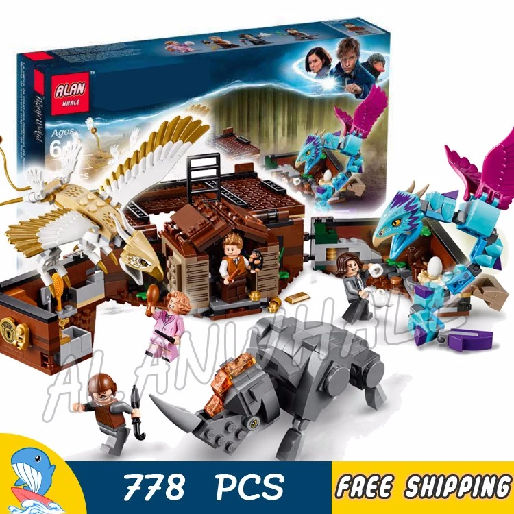 

778pcs Fantastic Beasts Newt's Case Magical Creatures 11009 Figure Building Blocks Toys Harri Potter Compatible With LegoING