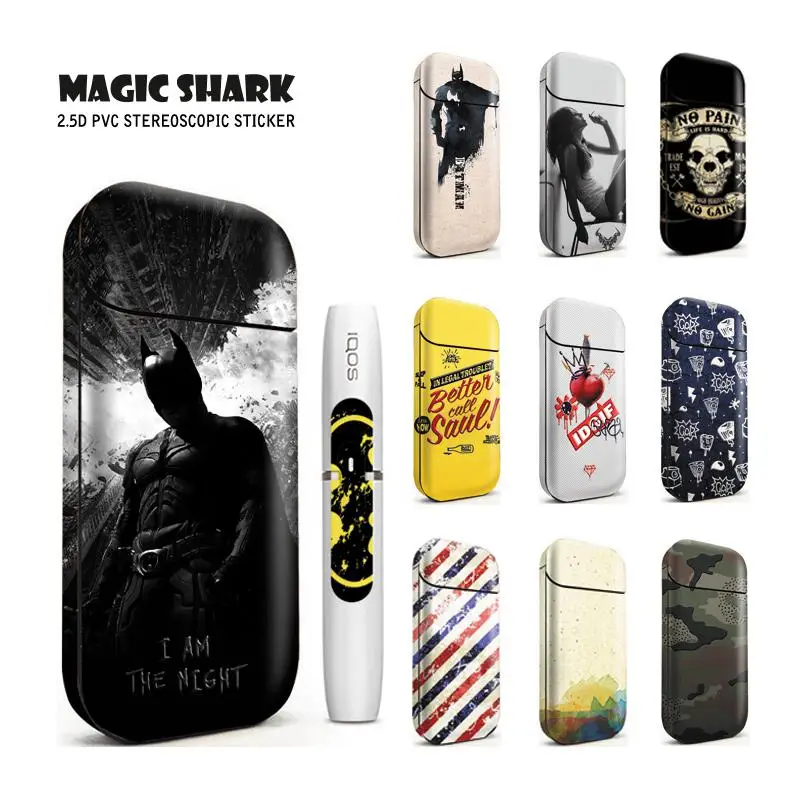 Magic АКУЛА 100% Новая Мода Бэтмен череп Сердце стикер в стиле панк чехол Защитная