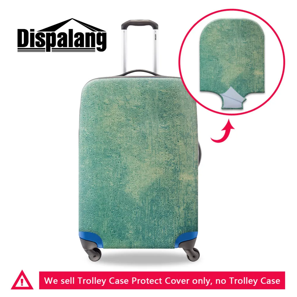 Ретро полосатый чемодан защитная крышка для 18-30 дюймов Чехлы для чемоданов плотные эластичные пыли Водонепроницаемый тележка чемодан
