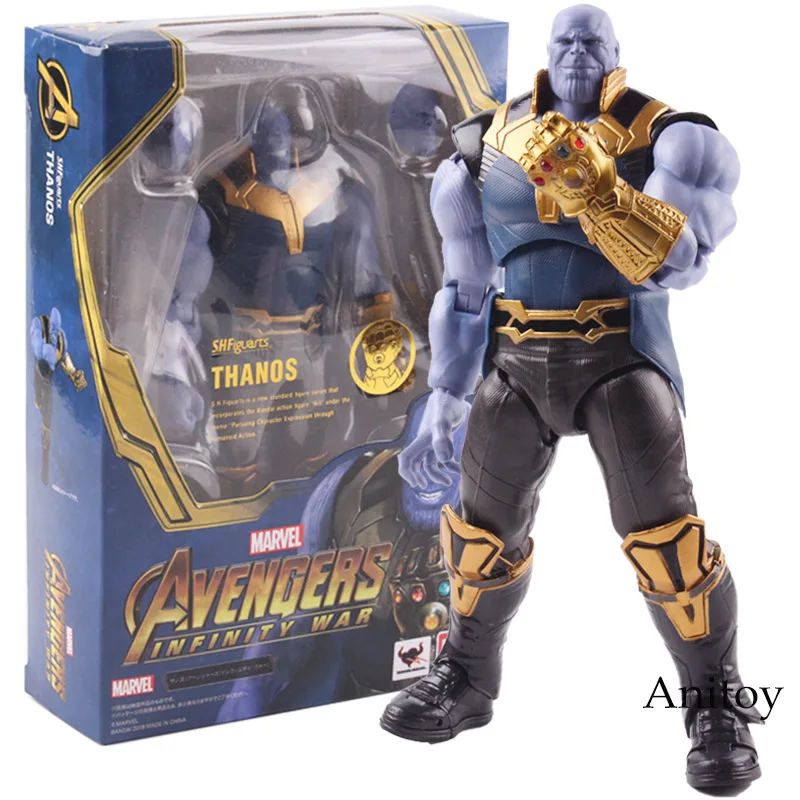 SHF Avengers Infinity War Marvel Thanos Action Figure PVC Collectible ... - SHF S H Figuarts Avengers Infinity War Thanos Figure PVC Action Figures Marvel Collectible MoDel Toy