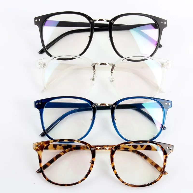 2018 Eyeglasses Frames Eyewear Plain Glass Spectacle Frame Silicone