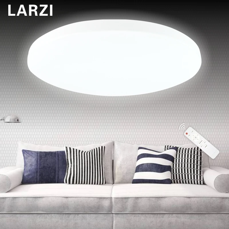 

LARZI LED Ceiling Light Lighting Fixture Lamp Surface Mount Living Room Bedroom Bathroom Remote Control Home Decoration Kitchen