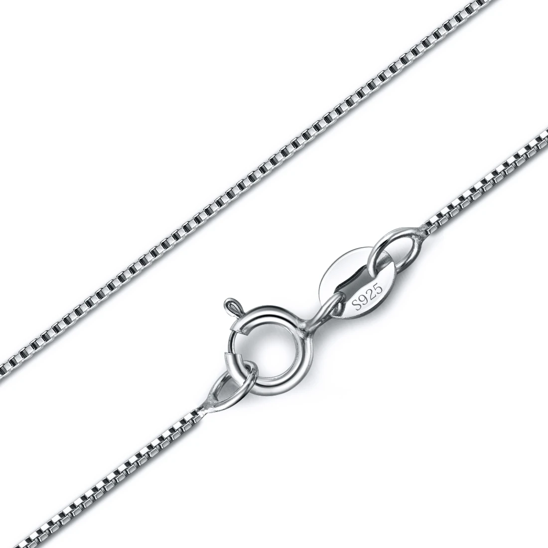 DALARAN, регулируемая Базовая цепочка,, 925 пробы, серебряное ожерелье для женщин, летнее, аутентичное, модное, роскошное ювелирное изделие, подарок - Окраска металла: A 40cm