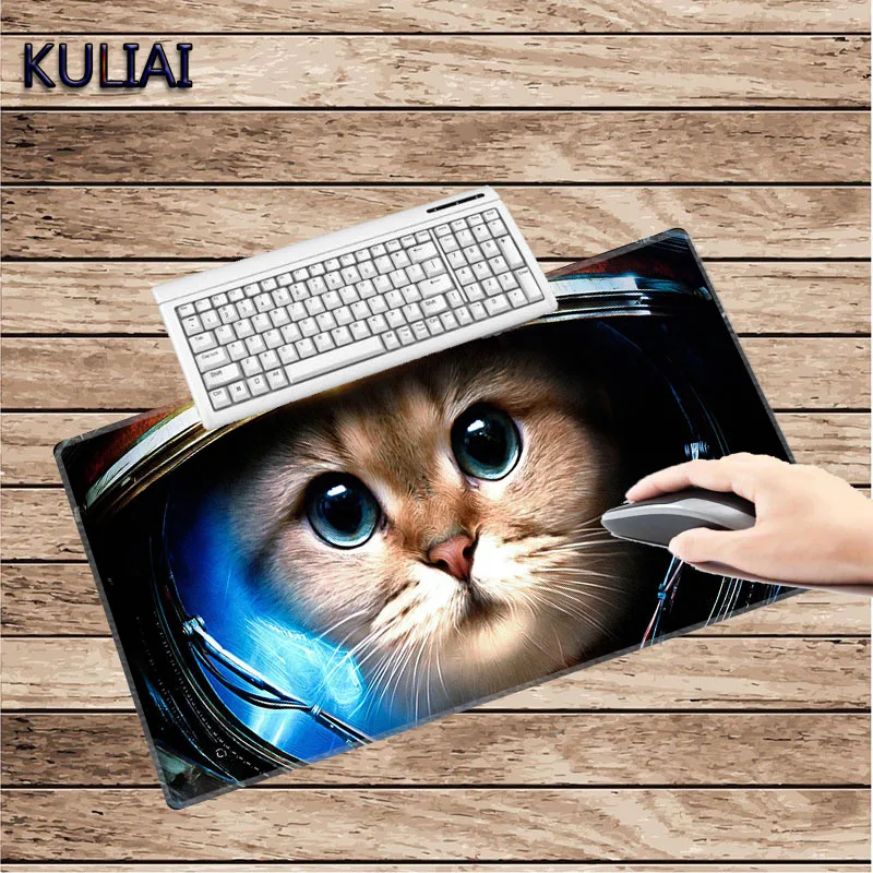 

XGZ Hot Style Space Cat Animal Desk Household Rubber Anti-slip MousePad High-quality Precision Collar Speed Edition Mats pads