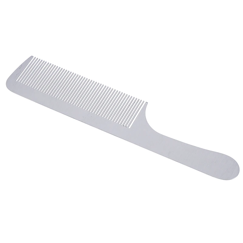 1PC Professional Stainless Steel Hairdressing Hairbrush Hair Brush Comb Salon Anti-static Hair Cutting Comb Ultra-thin Hot