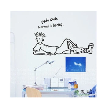 

Hedy kid wall stickers cartoon character fashion decorative painting living room bedroom window display car stickers
