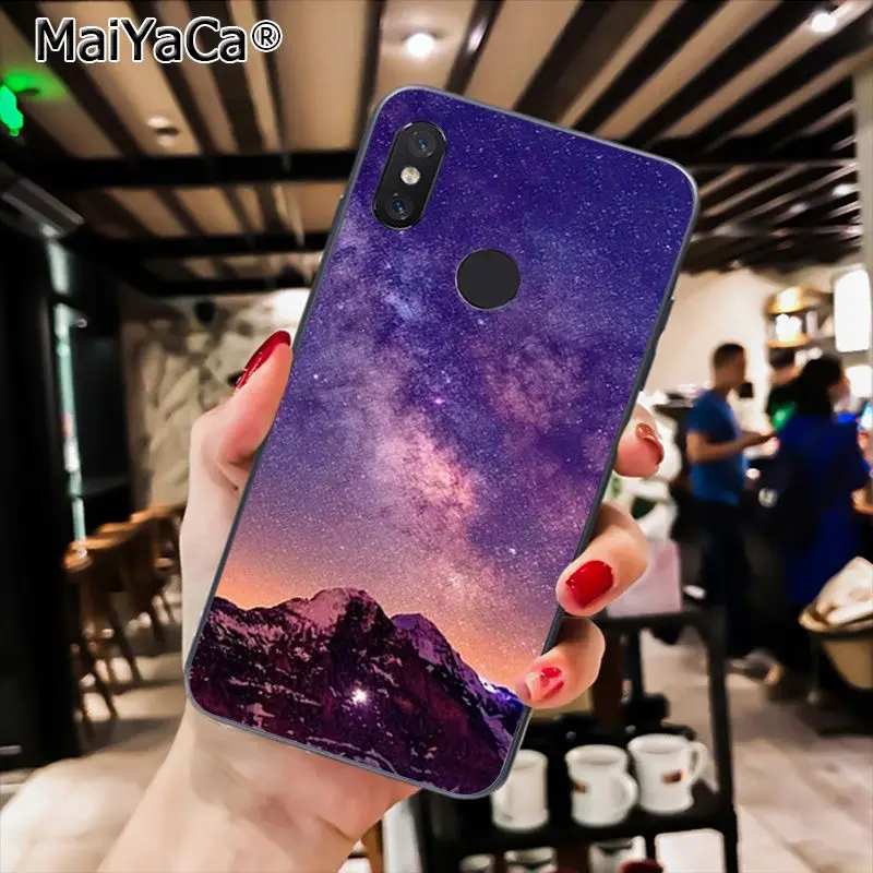 MaiYaCa зимние снежные горы Sceneary черный чехол для телефона для Xiaomi Redmi8 4X 6A S2 7A 6A Redmi 5 5Plus Note5 7 Note8Pro - Цвет: A10