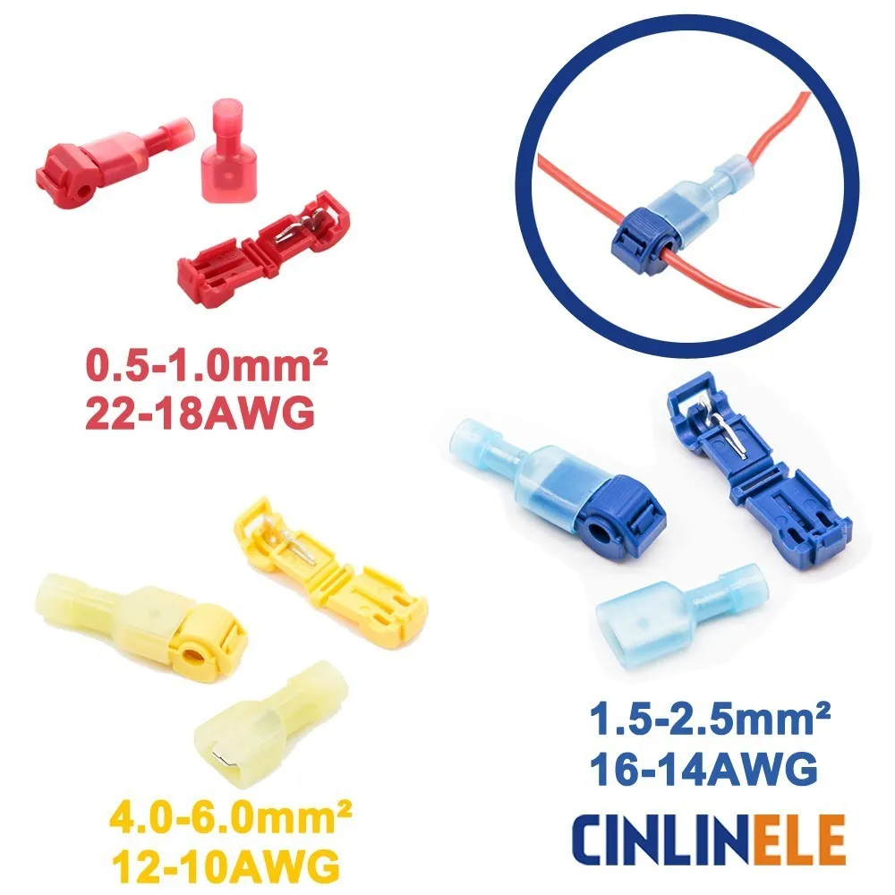 40PCS/20Set Scotch Lock Quick Splice Wire Connectors Terminals Crimp