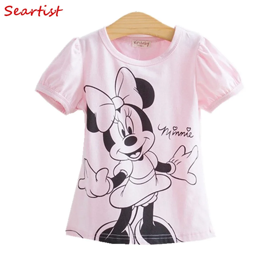 

Seartist Baby Girls Minnie Tshirt Girl Hello Kitty Cartoon T-shirts Bebes Girl Shorts T Shirt Baby Girl Clothes Tees 2019 New 10