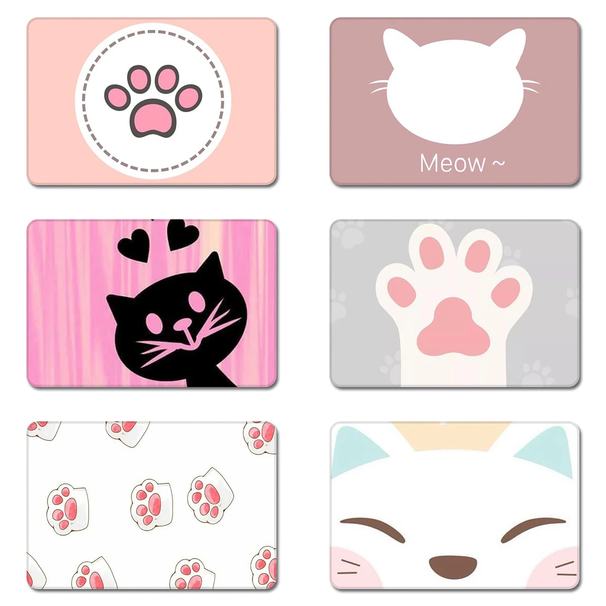 

Cartoon Cat Claw Pink Kitty Pet Friends Cool Designs Nature Rubber Table Mouse Pad Laptop Computer Enclosure Mousepad Mat