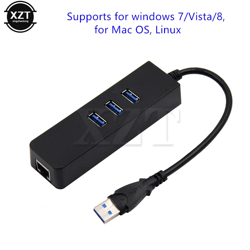 USB-концентратор с 3 портами 0 Мбит/с 10/100/1000 | Компьютеры и офис