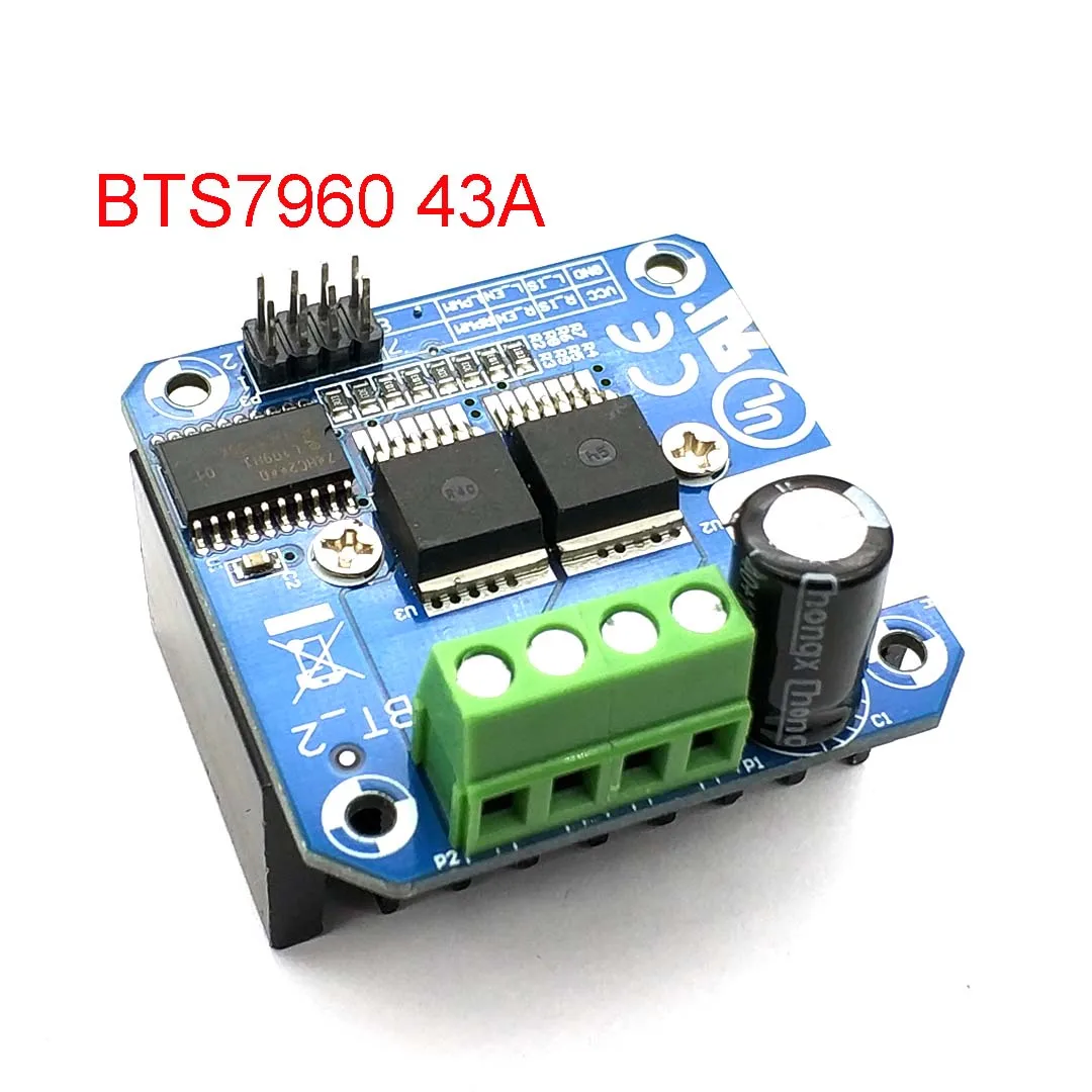 Double BTS7960 43A H bridge High power Motor Driver Module/ Diy Smart