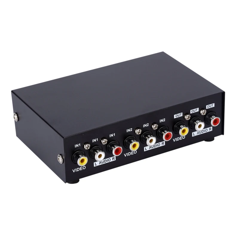 MT VIKI RCA AV Switch 2 Input 1 Output font b Audio b font Video Selector