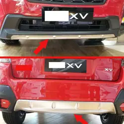 Для Subaru XV 2018 2019 нержавеющая сталь передний и задний бампер противоскользящая защитная пластина
