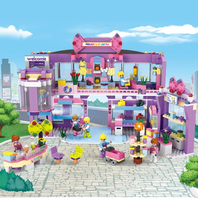

COGO Dream Girl Educational Building Blocks Toy For Children Kids Gifts Friends shopping Moto