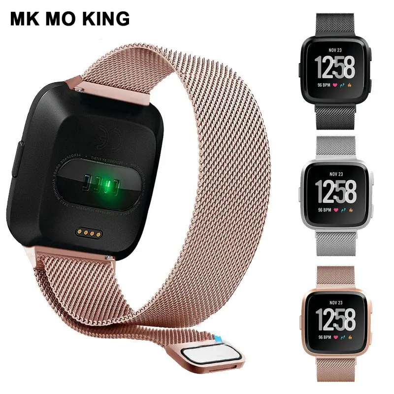 Люксовый бренд dw Миланский магнитный ремешок из нержавеющей стали для Cartier fitbit