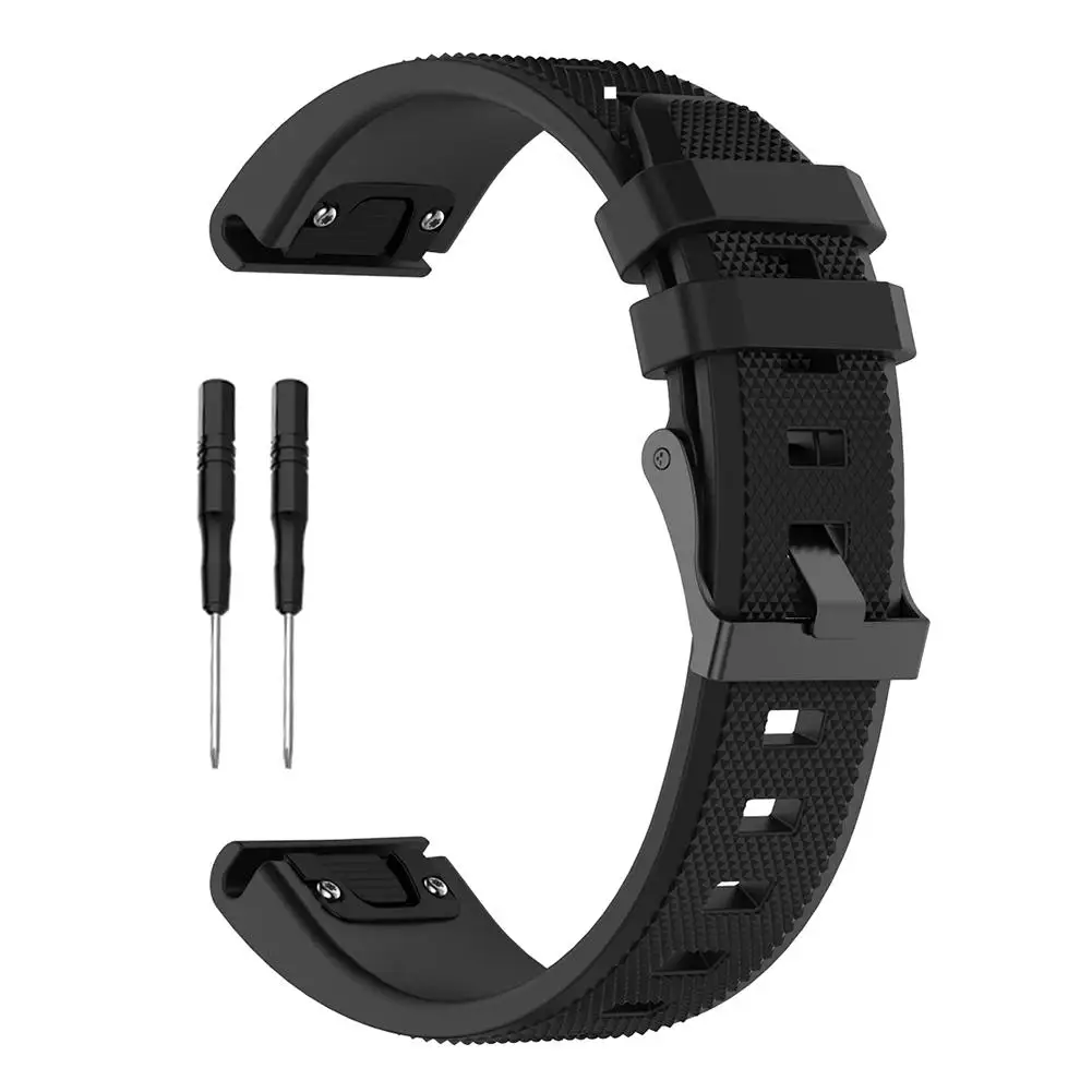Мягкий силиконовый сменный спортивный ремешок для наручных часов Garmin Forerunner 945 935
