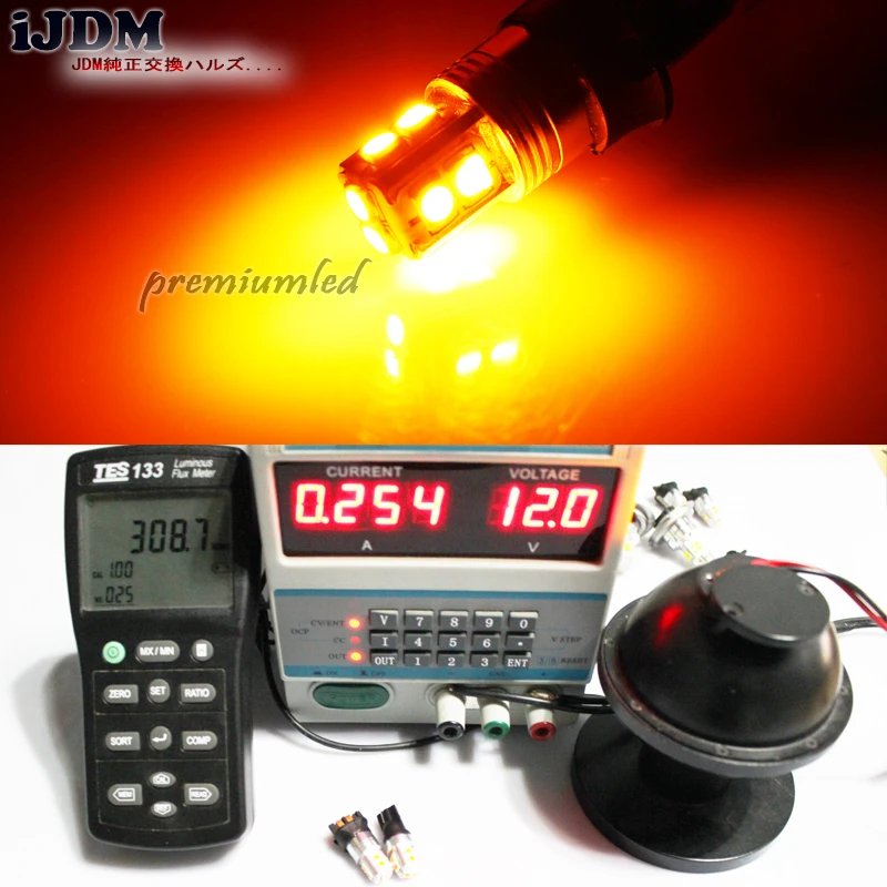 IJDM Canbus без ошибок 10SMD 3030 H21W BAY9s светодиодный фонарь для задних фар автомобиля или