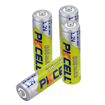 

4~32 Pieces Pkcell 1.2V AA 600mAh Ni-MH Rechargeable Battery nimh Batteries for Home Garden Solar Lights