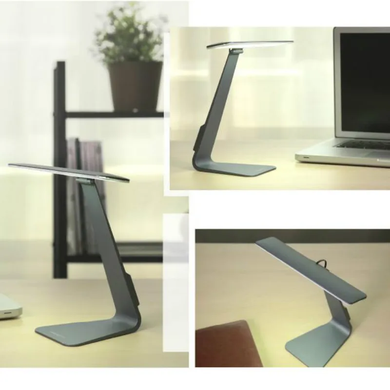 Складная Настольная лампа с сенсорным выключателем настольная usb портом для