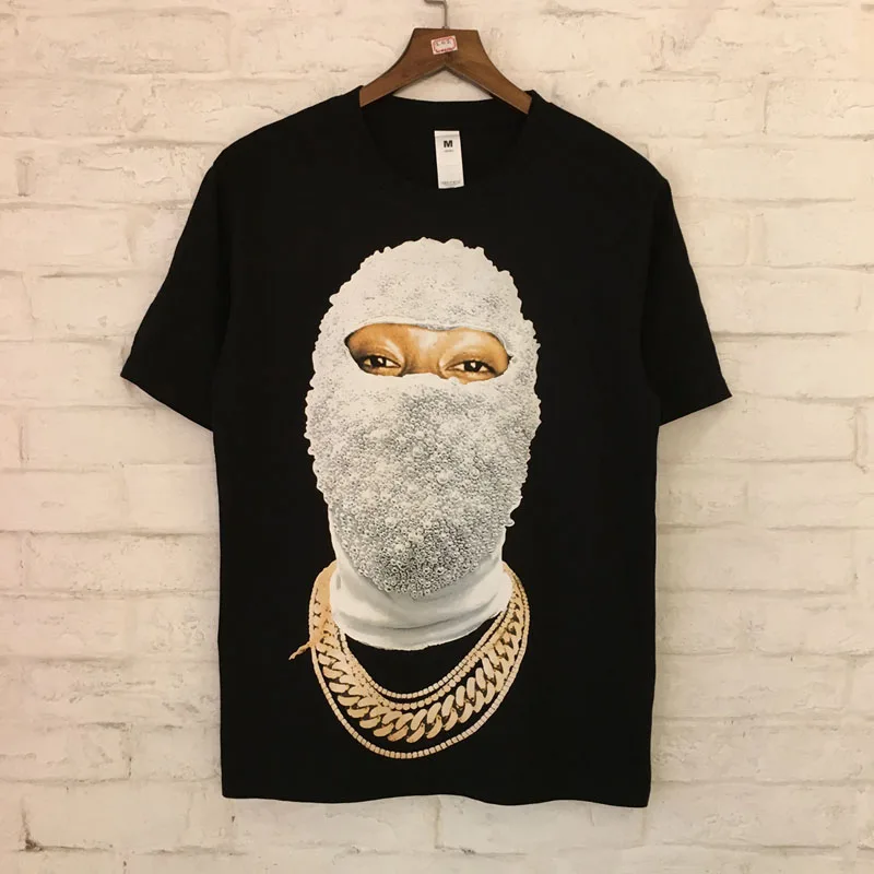 Летний стиль алмаз женщина в маске футболка s Женщины Мужчины высокого качества хлопок хип-хоп скейтерская футболка уличная футболка