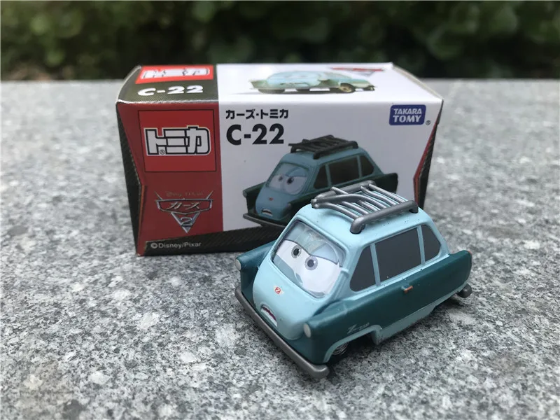 Такара Tomy Tomica disney Pixar тачки Sheriff/King/Flo/Sally/Chick Hicks/Mater/Doc Hudson металлическая литая игрушечная машинка Новинка - Цвет: C22