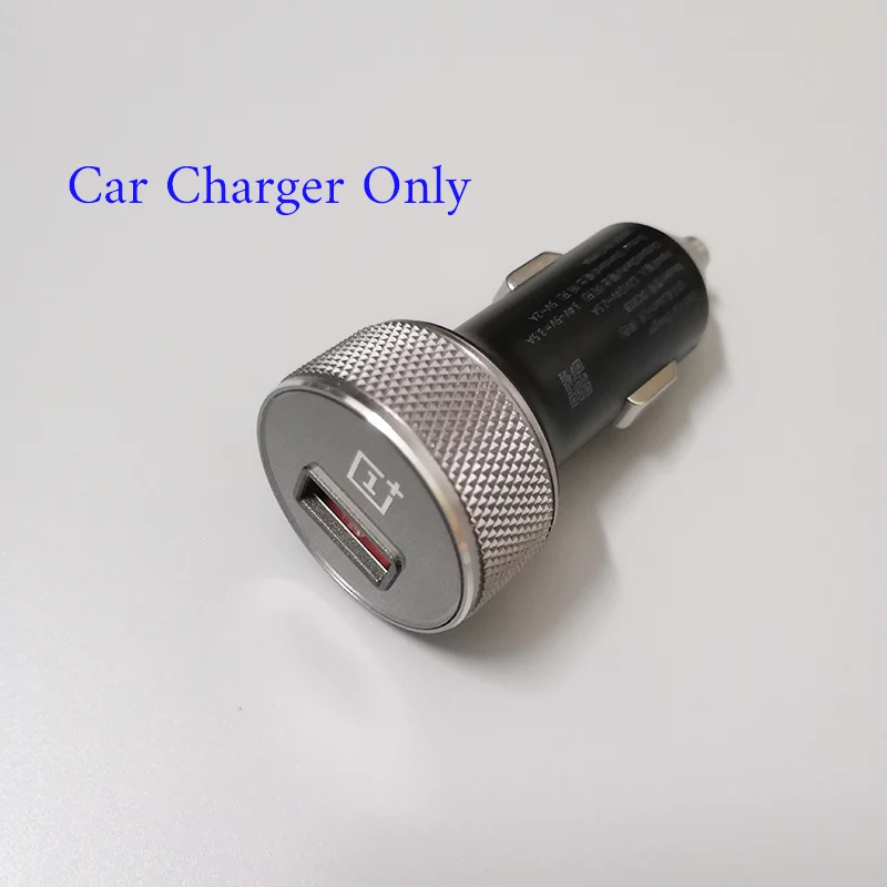 Оригинальное автомобильное зарядное устройство для Oneplus Dash, 6, 6, 5, 3, 3, one plus, смартфон QC 3,0, быстрая зарядка, быстрая зарядка, кабель usb 3,1 type C - Тип штекера: Car Charger Only