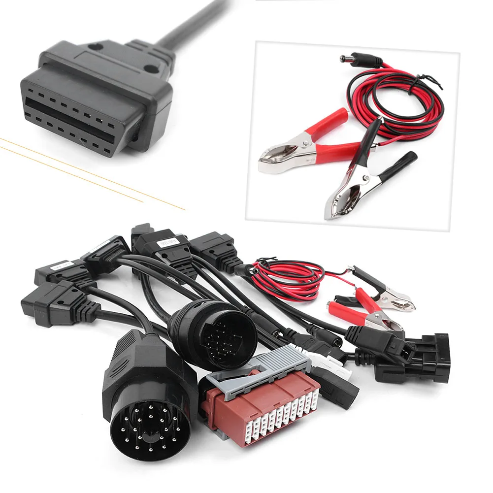 

Car Cables OBD2 OBDII Adapter Connectors for Delphi CDP Automotive Diagnostic 8PCS/set