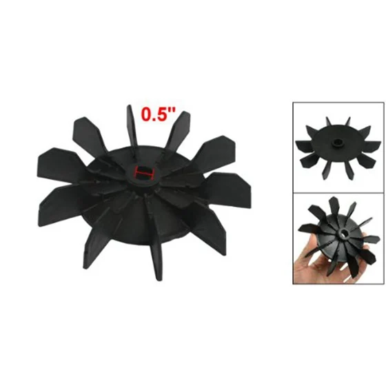 Inner Bore 10 Impeller Air Compressor Motor Fan Blade Black Q7p9 for sale online