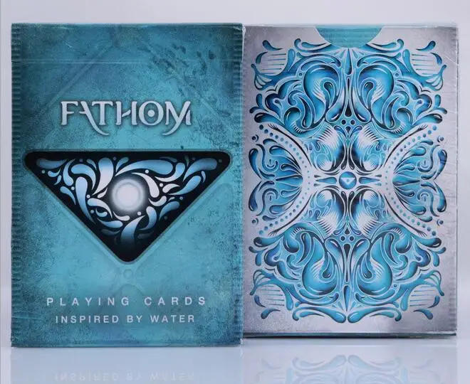 Kopen 1 ST Fathom Speelkaarten Ellusionist Magic Dek Goocheltrucs Voor Goochelaar Close Up Straat Props Gimmick