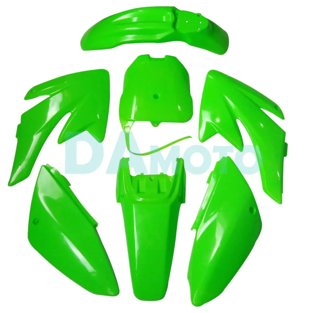 

CRF70 BIGGER PIT DIRT BIKE PLASTICS MUDGUARD, SEAT ETC 125cc 140cc 160cc PITBIKE Free shipping
