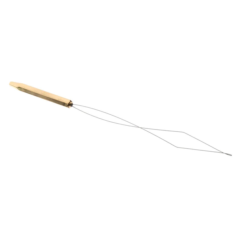 Bobbin Threader Jig and Fly Tying Tool Tying Bobbin Threader Half Hitch Tools Fly Fishing Accessories 