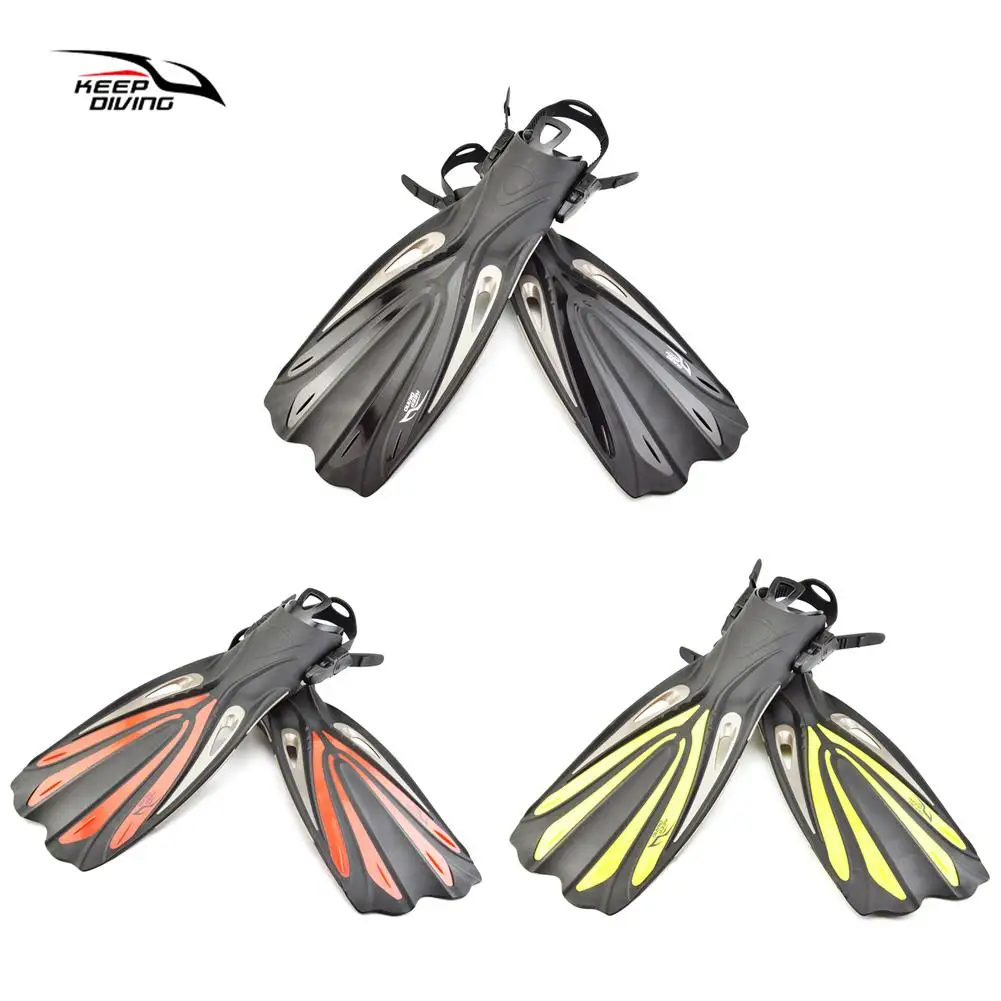 إبقاء الغوص الغوص الغوص السباحة زعانف القدم زعانف للتعديل مفتوحة كعب الغوص زعانف طويلة الكبار الرياضات المائية
