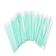 100/упаковка тампоны с гибкой головкой Губка Пена чистящие палочки Чистые УФ чернила на цифровом принтере