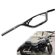 Chrome Мотоцикл 25 мм 1 дюйм Ретро спереди Руль рук бар для Harley Chopper Bobber Sportster X48 XL883 XL1200 Dyna