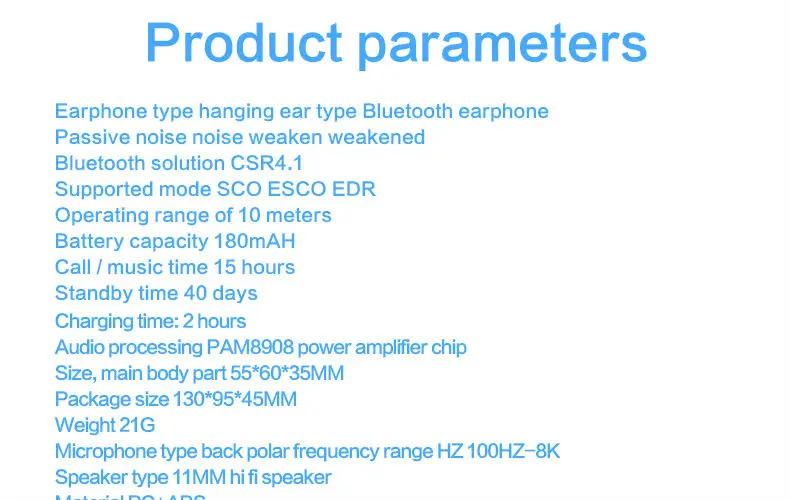 19 Clearance Sports Wireless Bluetooth Headset Stereo Music Bluetooth earphones and Headphones with Microphone for a mobile phone
