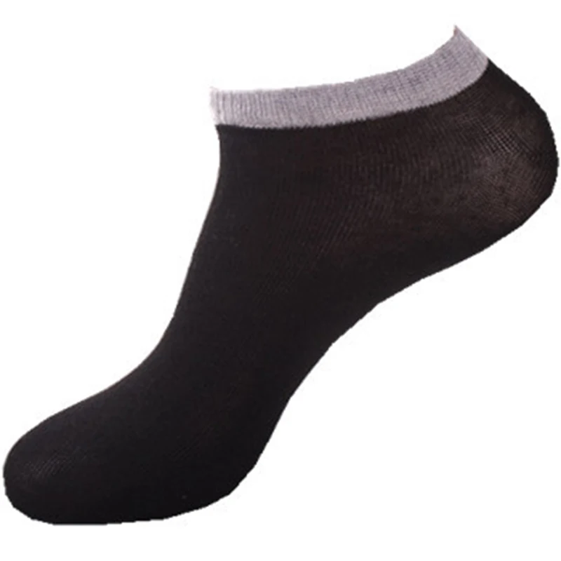 Мужские короткие носки однотонные ультратонкие эластичные шелковистые мужские летние носки высококачественные повседневные мужские носки в деловом стиле 20 пара/лот = 40 штук