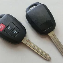 3 кнопки дистанционного ключа оболочки чехол для датчики включения для Toyota Reiz Crown Coaster Sienna Land Cruiser чехол для брелка крышка 10 шт./партия