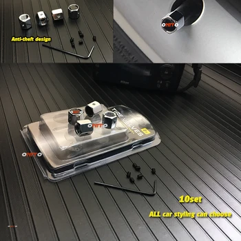 

2018 new Car Accessorie 40pcs Anti theft Stems Car Wheel Tire Valve Caps Covers For BMW Toyota V-w Honda Hyundai Jeep ..ect